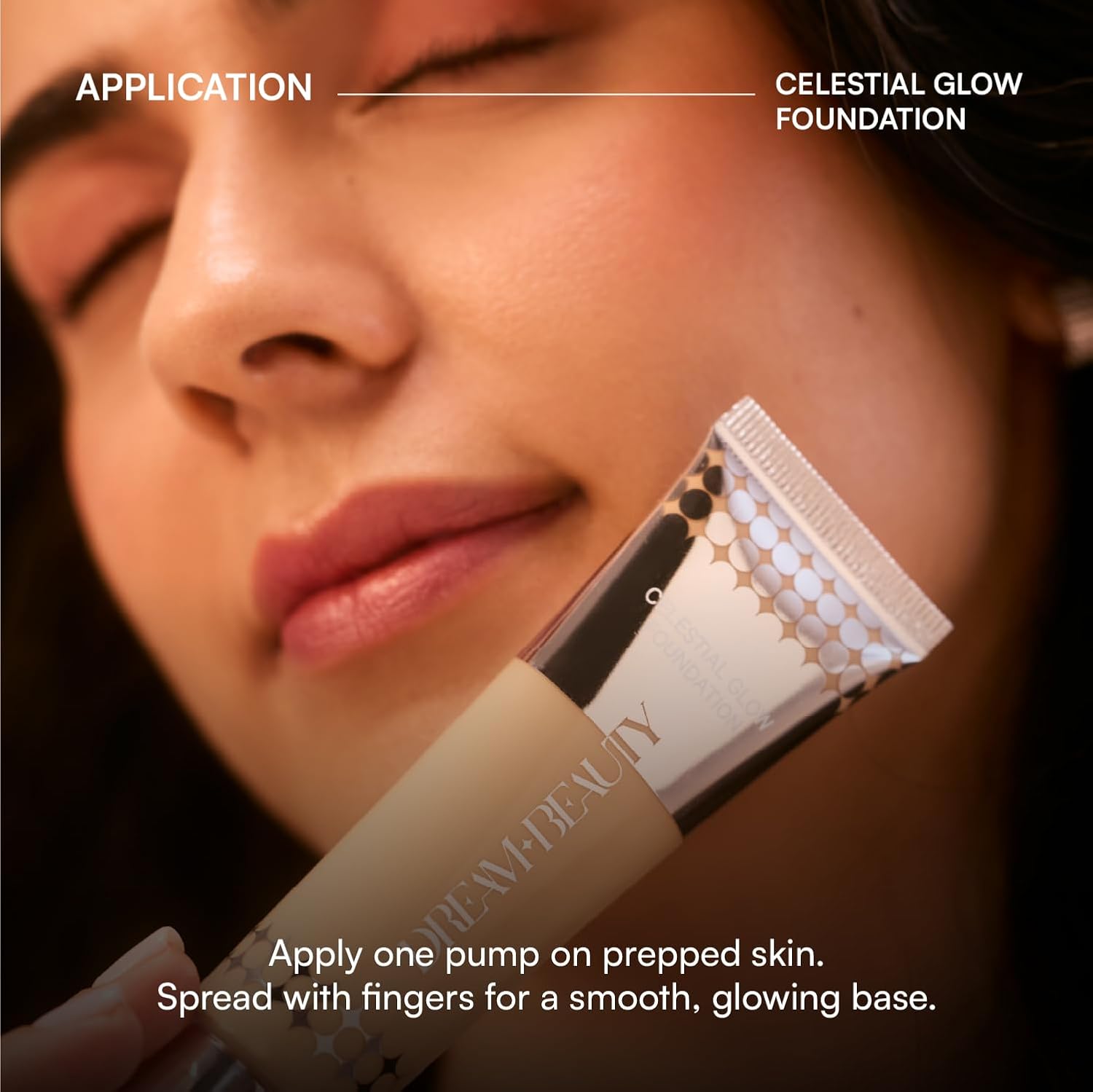 Dream Beauty Celestial Glow Foundation – natural skin tint for natural to Medium coverage | Dewy matte poreless finish | Breathable & Buildable (Neutral Light) - Image 2