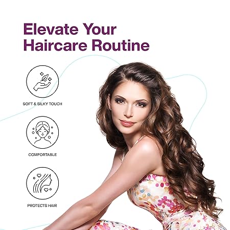 FABSKIN Luxury Satin Silk Hair Bonnet Cap for Sleeping with Satin Scrunchie | For Women & Girls | For Curly & All Hair Types - Wine - Image 5